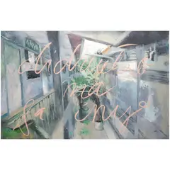 Didiretso Na Sa Inyo by Alee Garibay, oil on canvas, sold Oct 2020