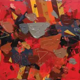 Fitz Herrera, Serendipity II, mixed media on canvas