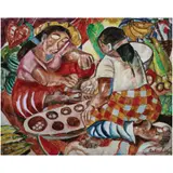 Sungka by Norma Belleza, oil on canvas, sold Oct 2020