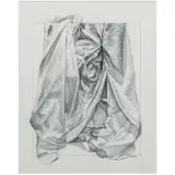 Dino Gabito, Shroud, graphite on paper