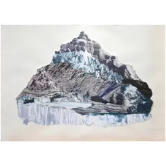 Jan Balquin, Untitled (Mountain Series), mixed media