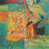 Edwin Wilwayco, Caribbean Yellow, oil on canvas