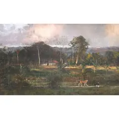 Orley Ypon, Rural Scene, oil on canvas
