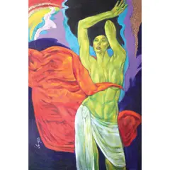 Sayaw by Lydia Velasco, oil on canvas, sold Oct 2020