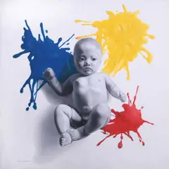 Jomar Delluba, True Colors, oil on canvas