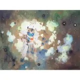 Galo B. Ocampo, L.M. and Space, mixed media on paper