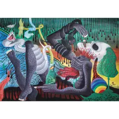 Pipo Adido, Sandal, oil on canvas