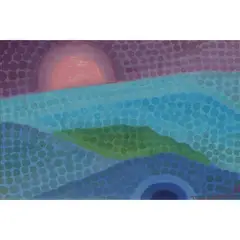 Untitled by Nena Saguil, oil on canvas, sold Oct 2020