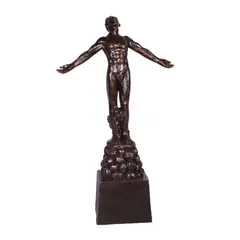 Oblation by Napoleon Abueva, fiberglass in antique bronze finish, sold Oct 2020
