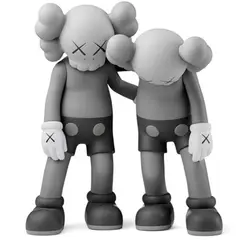 Along the Way - Gray by Kaws, painted cast vinyl (with box), sold Oct 2020
