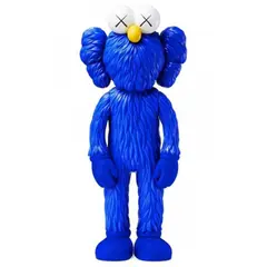 BFF - Blue by Kaws, painted cast vinyl (with case), sold Oct 2020