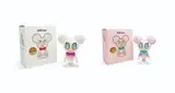 Takashi Murakami x Dob-Kun, Kai- Kai White & Pink, plastic (with box)