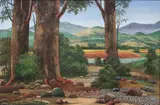 Vincent Ramos, Adams, oil on canvas