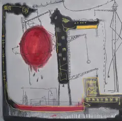 Mike Seiling, Abstract, acrylic on canvas