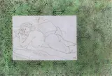 Nude by Juvenal Sansó Garrit, collage, mixed media, sold Jul 2020