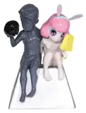 Lynyrd Paras and Yeo Kaa, Be@rbrick x Jean-Michel Basquiat, hard plastic