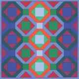 Geometric Patterns by Victor Vasarely, print 24/30, sold May 2020
