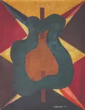 Ariel Lacson, Abstract, oil on canvas