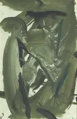 Untitled by Jonathan Olazo, acrylic on paper, sold May 2020