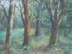 Austin Goy, Tanay, watercolor on paper