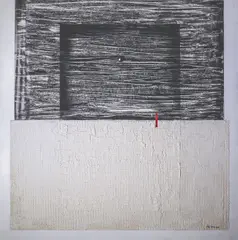 Benedict Abigan, Untitled, mixed media on canvas