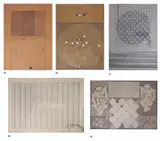 Danilo Garcia, a) Untitled  b) Untitled  c) Untitled  d) Untitled  e) Untitled, graphite and colored pencil on paper