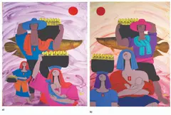 Ernesto Tagle, Untitled (Vendors), acrylic on canvas