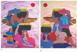 Ernesto Tagle, Untitled (Vendors), acrylic on canvas