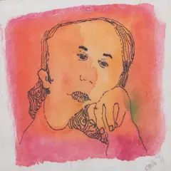 Onib Olmedo, Untitled, mixed media on paper