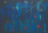 Fernando Modesto, Comet, mixed media