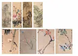 Various Chinese Paintings, sealed, watercolor on paper