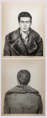 Claudio Bravo, Portrait of a Man (front and back), edition print 32/75
