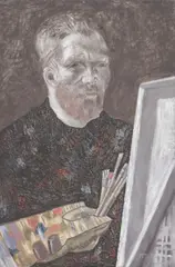 Mark Lester Espino, After Vincent Van Gogh, oil on canvas