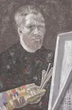 Mark Lester Espino, After Vincent Van Gogh, oil on canvas