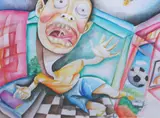 Nina Garibay, Untitled, watercolor on paper