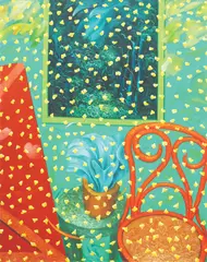 Popcorn by Raul Lebajo, oil on canvas, sold Mar 2020