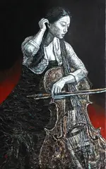 Vincent de Pio, Preparation, oil on canvas