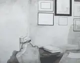 Allan Balisi, Unmade Pictures Gathering Dust, oil on canvas
