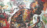 Miguel Paulo Borja, Untitled, acrylic and oil on canvas