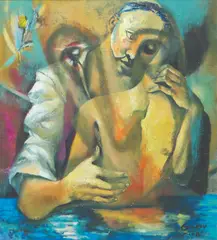 Ala-Ala by Emmanuel Garibay, oil on canvas, sold Mar 2020