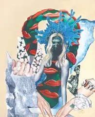 Untitled by Nina Garibay, watercolor, sold Mar 2020
