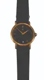 Rolex Gold Watch Chronometer with leather strap, Untitled, Subsidiary Seconds Case: 18k yellow gold case