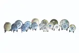 Untitled by Various Excavated Swatow Blue and White and Celado, 16 pieces clay and ceramic, sold Mar 2020