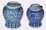Blue and White Jars Qing Dynasty, Untitled, porcelain