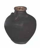 Dark Brown Jar, Untitled