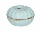 Pumpkin-Shaped Powder Container with Lid Sung Dyna, Untitled, porcelain