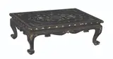 Untitled by Lacquered Coffee Table with Mother of Pearl Inlay, hardwood and mother of pearl, sold Mar 2020