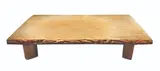 Untitled by Elegant Japanese Brutalist Ash Coffee Table ca. 1970’s, bleached ash narra, sold Mar 2020