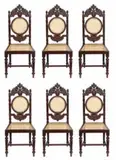 Untitled by Six Turn-of-the-Century Chairs ca. 1900, narra, sold Mar 2020