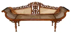 Untitled by Late 19th Century Narra Settee, sold Mar 2020